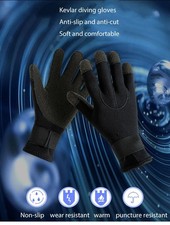 3/5mm Neoprene Diving Gloves Anti-Slip For Spearfishing Water Sports