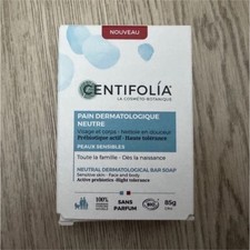 Centifolia pain dermatologique hydratant peaux sensibles sans parfum bio 85 g