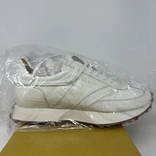 Rhude Croc Rhunner Shoes Mens Size 9 White Crocodile Pattern Leather Rare New