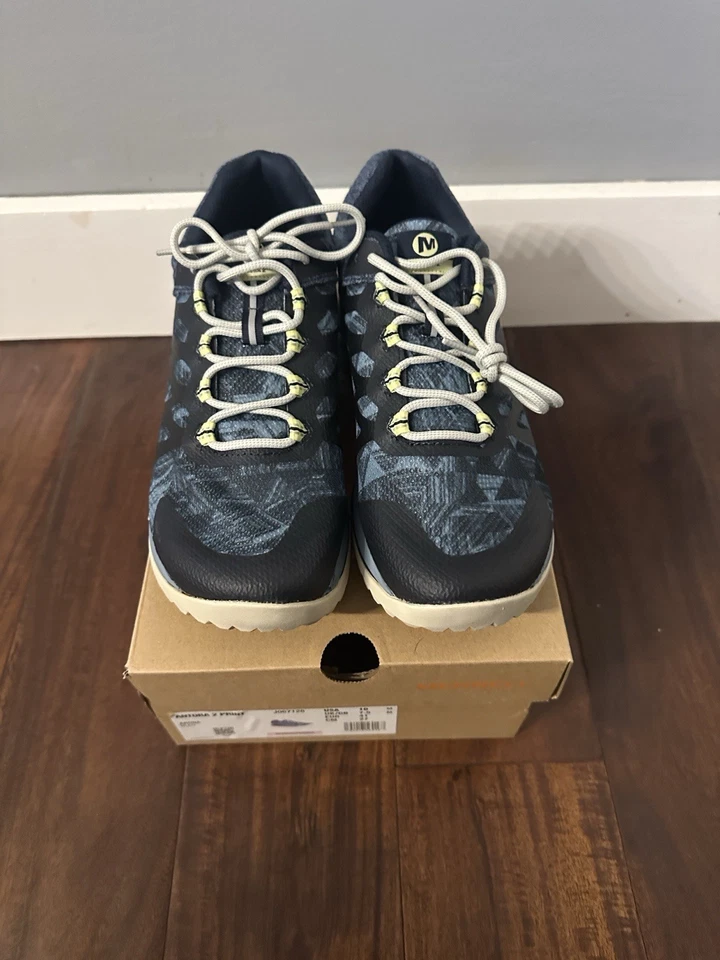 Nuevas Zapatillas Mujer Merrell Antora 2 Estampado Azul, Talla 10M Foto 4 de 4