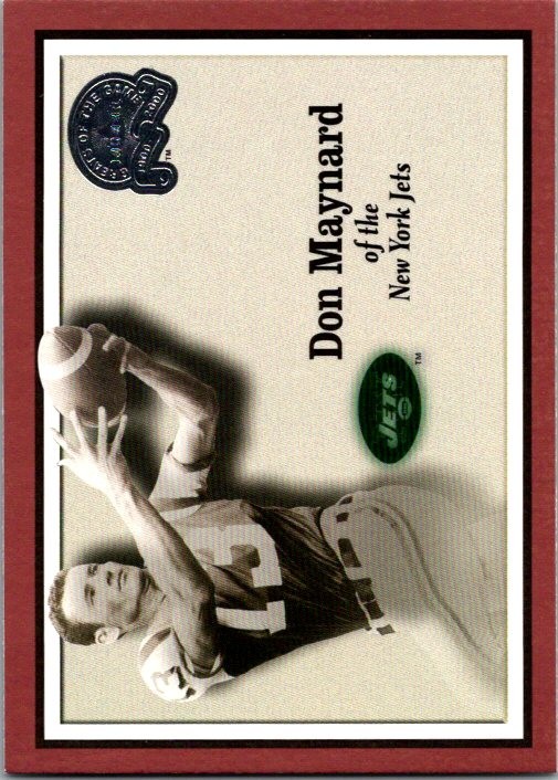 2000 Fleer Greats of the Game #8 Don Maynard