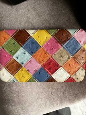 Beautiful Multi Colored Wallet Ladies Pocket Book