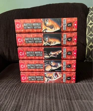 Battle Royale Ultimate Edition Vol. 1-5 Complete English Manga By Koushun Takami