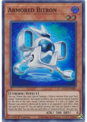 Yugioh - Armored Bitron (Super Rare) (1st Edition) - ETCO-EN095 P