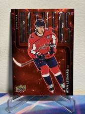2025-26 Upper Deck Series 1 Hockey RYAN LEONARD #DZ-41 DAZZLERS RED ROOKIE