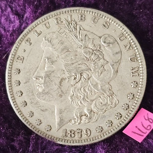🔥NO RESERVE🔥NICE XF-AU 👀🔥1879 Morgan Silver Dollar 🚚⚡️FAST SHIPPING 1168