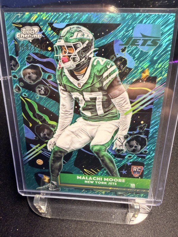 2025 Topps Cosmic Chrome Aqua Refractor 064/199 Malachi Moore Base 172 1:61
