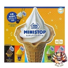 NEW ULCAP MINISTOP Miniature Soft Serve Ice Cream x 5 Types Set Full Set