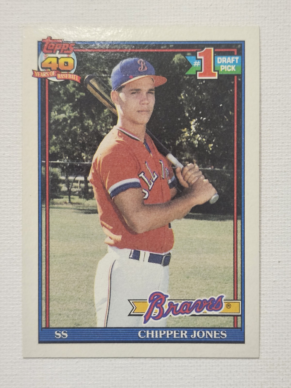 1991 Topps - Chipper Jones #333 (RC)