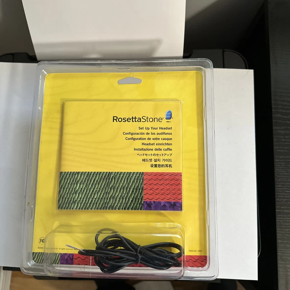 NEW Rosetta Stone Headset Microphone USB for Language Learning Software - Image 2 of 2