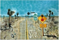 David Hockney – Pearblossom Highway, 1986 Unframed Poster 