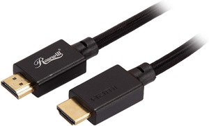 Rosewill RCHD-20001 Braided HDMI 2.1 Cable, Black, 3 Feet, 8K HDR - Click1Get2 Price Drop