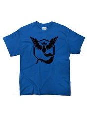 Pokemon T Shirt Tee Go Team Valor Team Mystic Instinct Pokeball T-Shirt