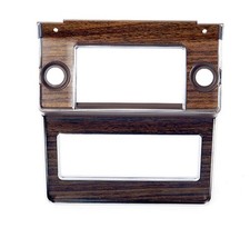 New 1969 - 1970 Ford Mustang Radio Bezel Woodgrain Finish Wood Deluxe Interior