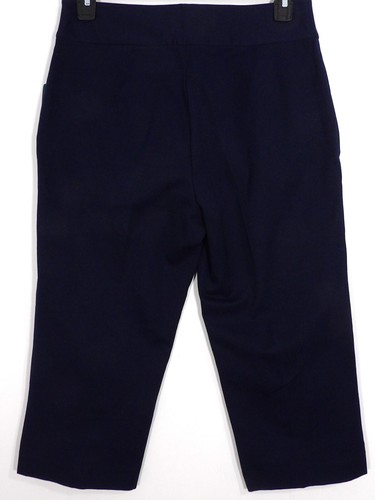 Pantalones Cortos Capri Lauren Ralph Lauren LRL The Cliffs Azul Marino Talla 10 30x20.5 P1267 - Imagen 3 de 3