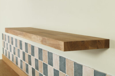 Solid Oak Wooden Floating Shelves - Quality Natural Wood