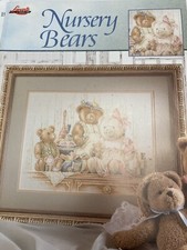 Lanarte Nursery Bears counted cross stitch; a beautiful design 