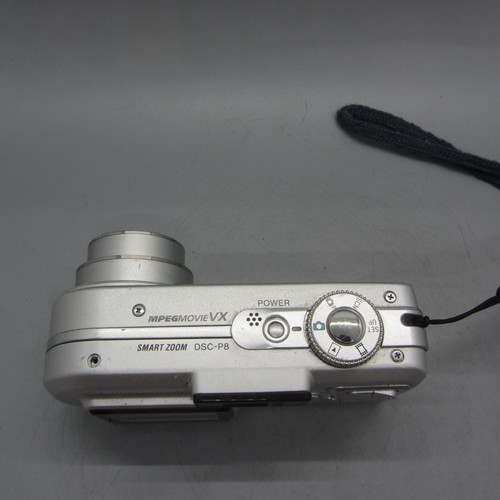 Sony Digital Camera Cybershot DSC-P8 3.2MP Silver Tested - Picture 4 of 7