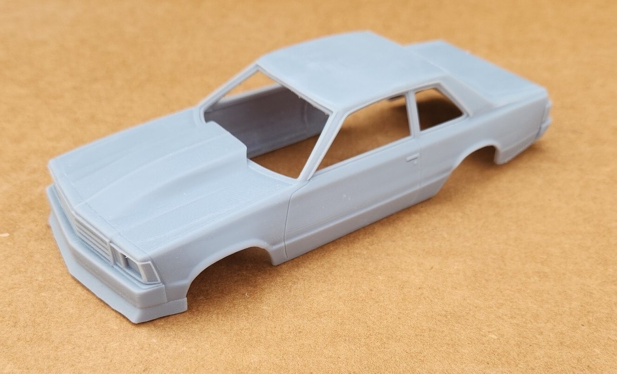 ABS-LIKE RESIN 3D PRINTED 1/25 1979 CHEVY MALIBU OUTLAW