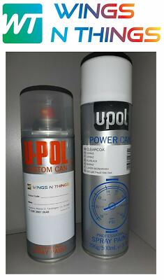 U-POL AEROSOLLACK 400ML + LACK FÜR VOLKSWAGEN LC9X TIEFSCHWARZ