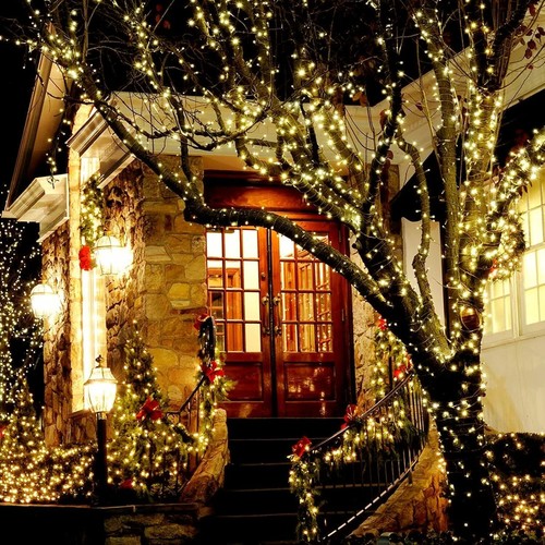 200LED Solar String Lights Outdoor Waterproof Christmas Tree Lights Garden Decor - Picture 3 of 9