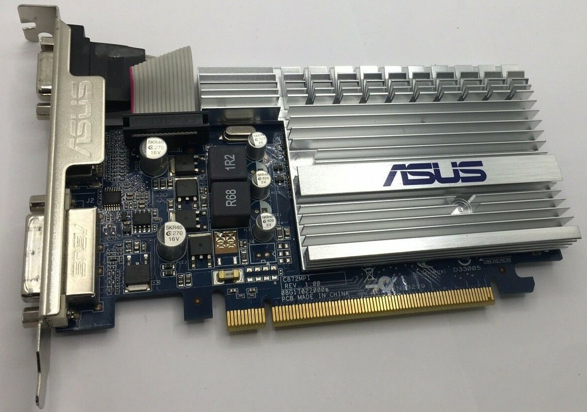 Asus 8400GS 8400GS-1GD3-SL 1GB DDR3 PCIE-e Graphics Card DVI VGA HDMI