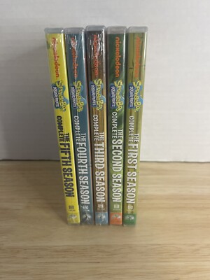 SpongeBob SquarePants Dvd Lot: The Complete First,Second,Third,Forth,Fifth READ