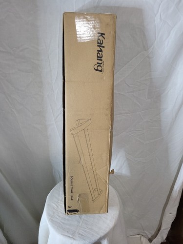 ***Brand New Never Installed*** Kahang Double Towel Rack 24" inch -Black - Picture 7 of 9