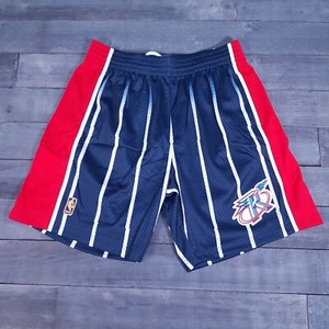 Mitchell & Ness Maillot Houston Rockets Black on Black