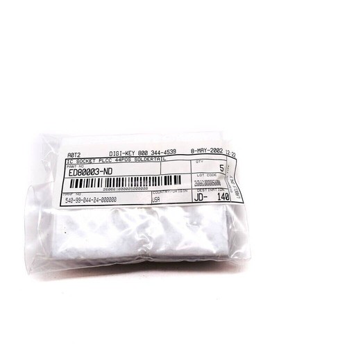 5 pcs Mill-Max IC PLCC Socket Tin-Lead Through Hole 44 Pos 540-99-044-24-000000 - Picture 5 of 6
