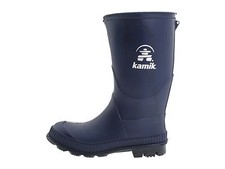 Kamik Navy Blue Rain Boots Stomp 100 Waterproof Little Boys Size 9