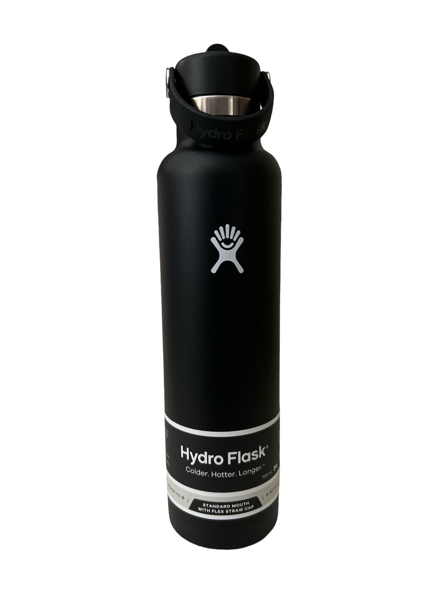 Straw Lid Hydro Flask 24 Oz Black Hydro Flask 24 Oz Standard Mouth