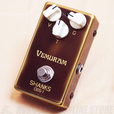 VEMURAM SHANKS Overdrive Guitar Effects Pedal ODS-1 Level Gain Tone Bass
