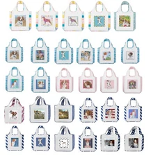 Brittany Spaniel Eco Chic Shopping Travel Foldable Handbag Folding Reusable Bags