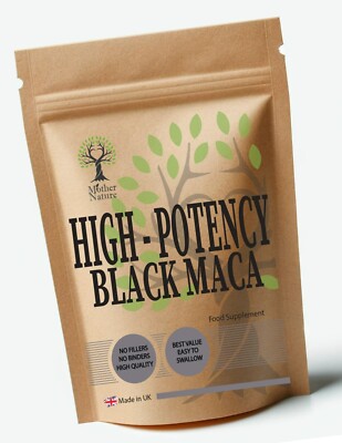 Black Maca Kapseln 500mg Clean Natural Blac Maca Pulver beste vegane Nahrungsergänzungsmittel