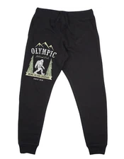 OLYMPIC NATIONAL PARK UNISEX ADULT JOGGERS BLACK