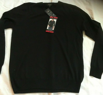 tahari men's merino wool blend sweater