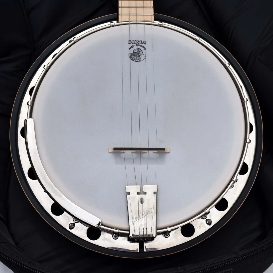 Deering 5 String Resonator Bluegrass Banjo - Road Runner Bag - Extras - Minty! - Image 2 of 4