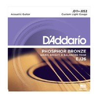 D'addario Ej26 Phosphor Bronze, Custom Light 11-52 Acoustic Guitar Strings on sale D'addario Ej26 Phosphor Bronze, Custom Light 11-52 Acoustic Guitar Strings on sale
