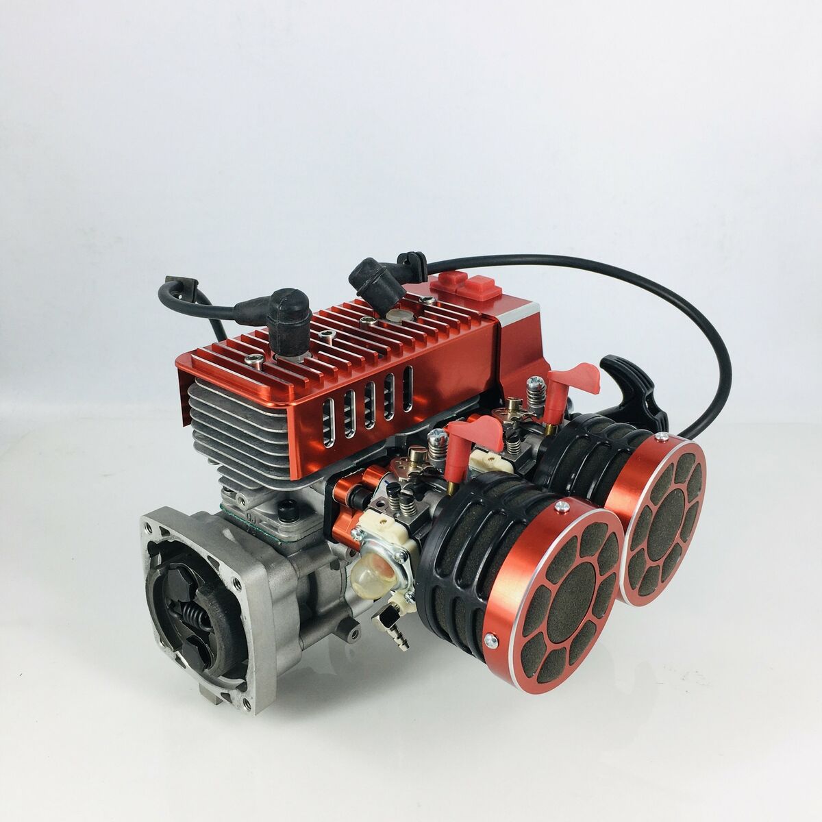 QJ 58cc Gasoline Twin Engine for KM HPI Baja Losi 5ive-B 1:5 QJ 58cc Gasoline Twin Engine for KM HPI Baja Losi 5ive-B 1:5
