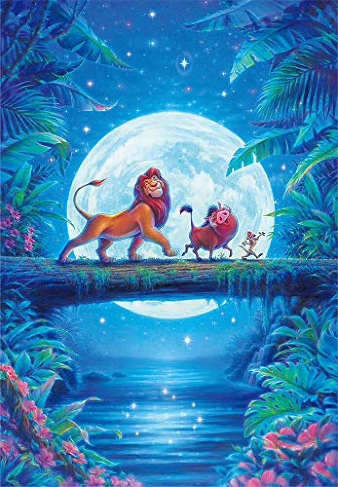 【新品未開封】ディズニー ライオン・キング ムーンライト ハクナマタタ パズル GLOW Lion King Moonlight Hakuna Matata Disney 1000 Pcs