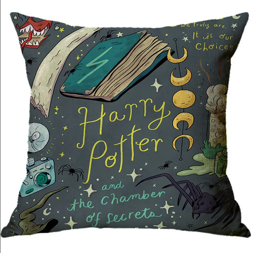 Harry Potter Cushion Cover Home Sofa Throw Pillow Cases Decors 45cm*45cm Gift - Picture 27 of 52