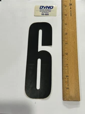 ! PICK ONE NOS VINTAGE OLD SCHOOL DYNO #6 OR 9  FOR NUMBER PLATE  BMX  RACING
