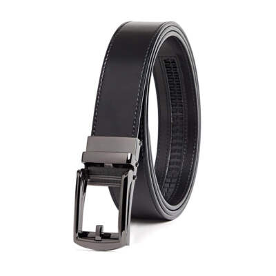 Giorgio Brutini Men's Leather Black Ratchet Belt