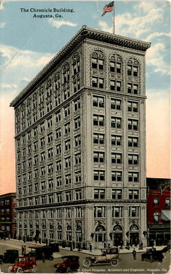 Chronicle Building Augusta Ga G Lloyd Preacher Architect Engineer SAGES Postcard