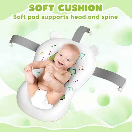 Foldable Infant Baby Bath Tub Collapsible Newborn Saftey Portable Shower Bathtub - Picture 13 of 19