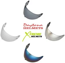Daytona Glide Helmets Replacement Outer Shield Anti-Scratch Pinlock Ready