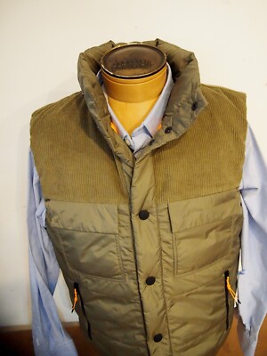 Bogner Fire & Ice DUKE Insulated Gilet Vest NWT Large EU 50 $420 Sage Green