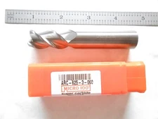 NEW MICRO 100 USA 5/8" D X 1-1/4" LOC X 3-1/2" L X .060CR 3FL CC CARBIDE ENDMILL