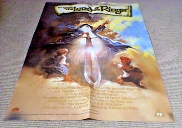 J.R.R. TOLKIEN LORD OF THE RINGS LIMITED UK VHS VIDEO RALPH BAKSHI POSTER BOOK - Image 4 of 4